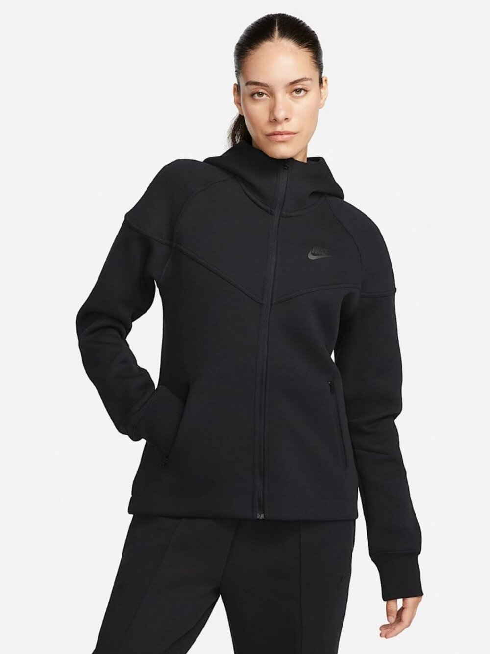 Nike Tech Fleece Windrunner Hoodie XS Black NWT FB8338